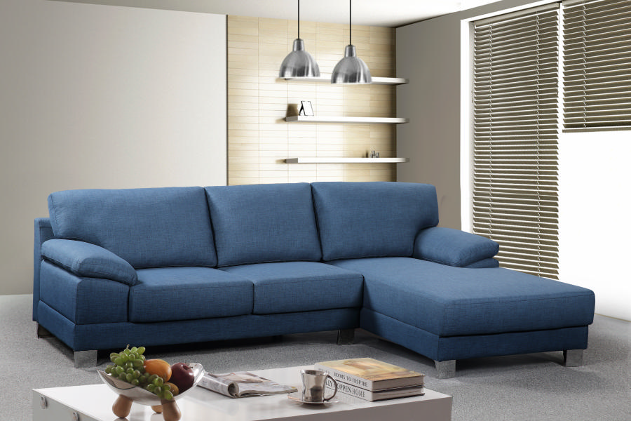 Empire Chaise Suite RHF Blue